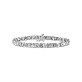 1/4 CTW Diamond 7-inch Tennis Bracelet in Sterling Silver