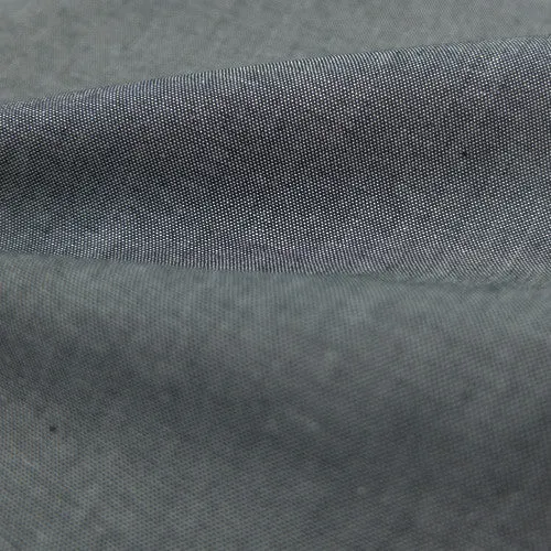 140CM REMNANT Chambray Cotton - Charcoal
