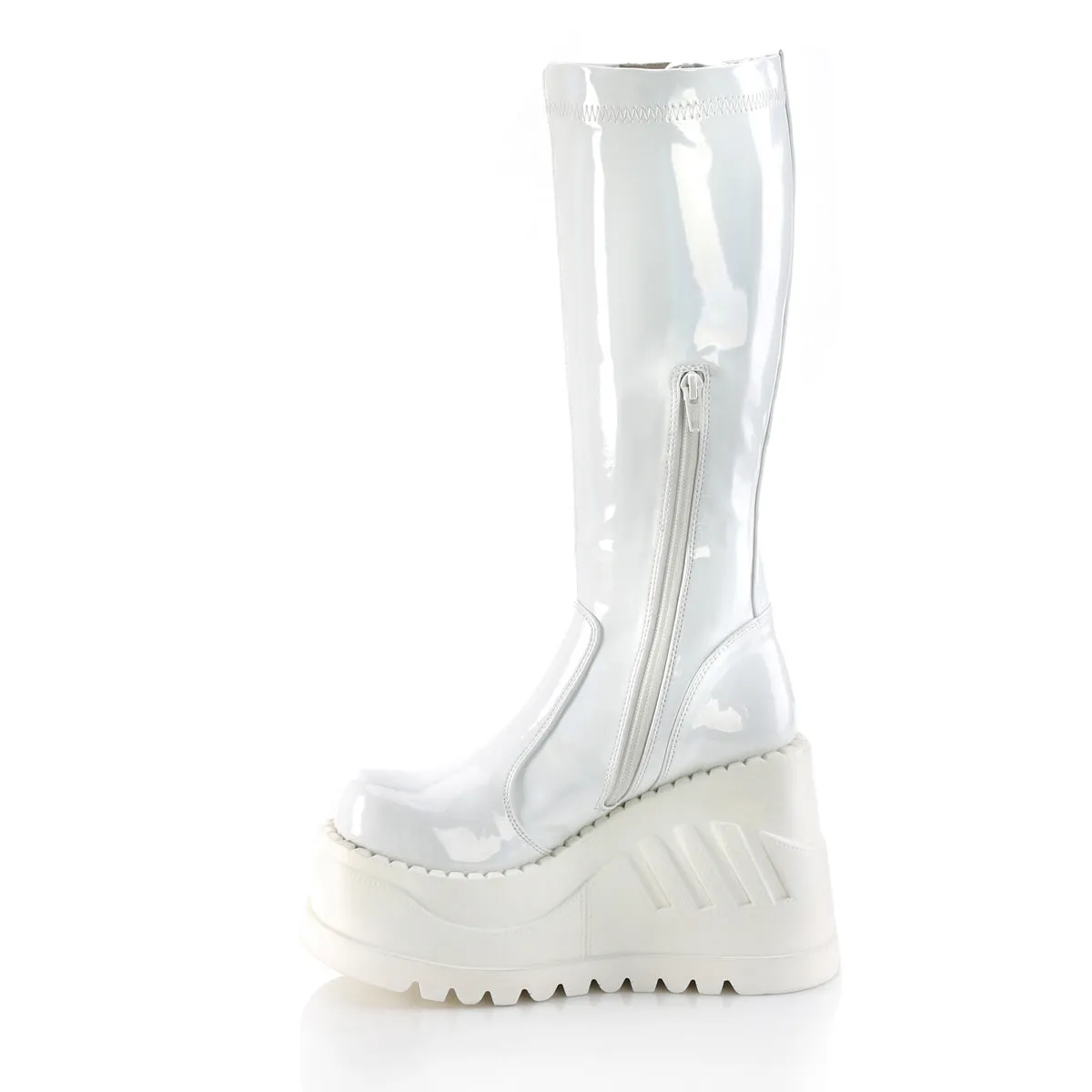 4 Inch Wedge Platform STOMP-200 White
