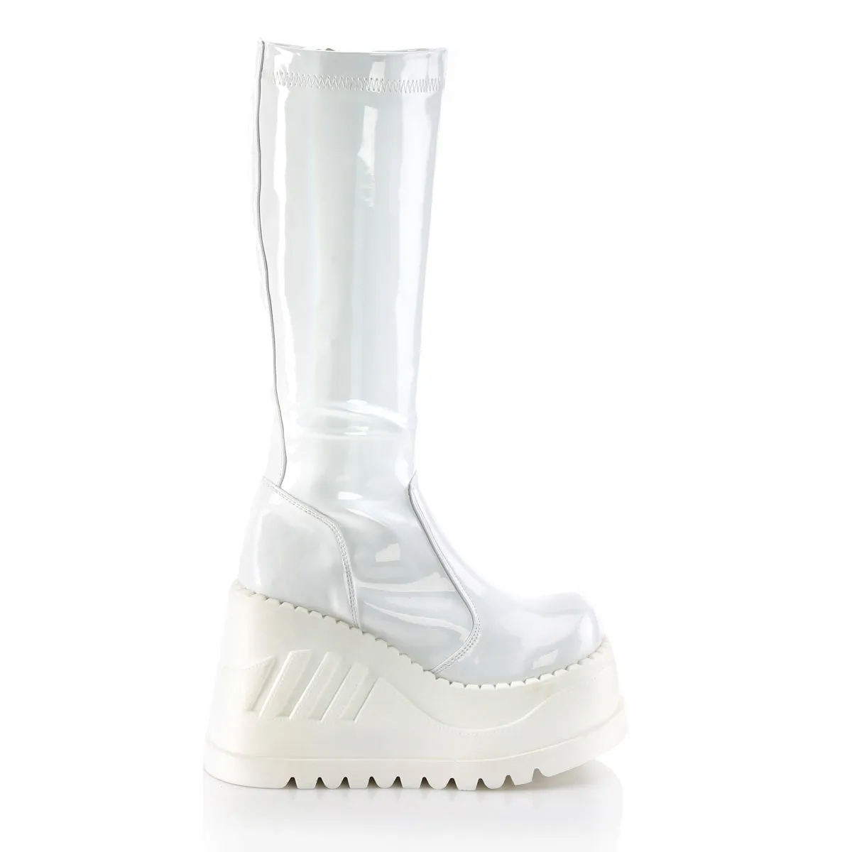 4 Inch Wedge Platform STOMP-200 White