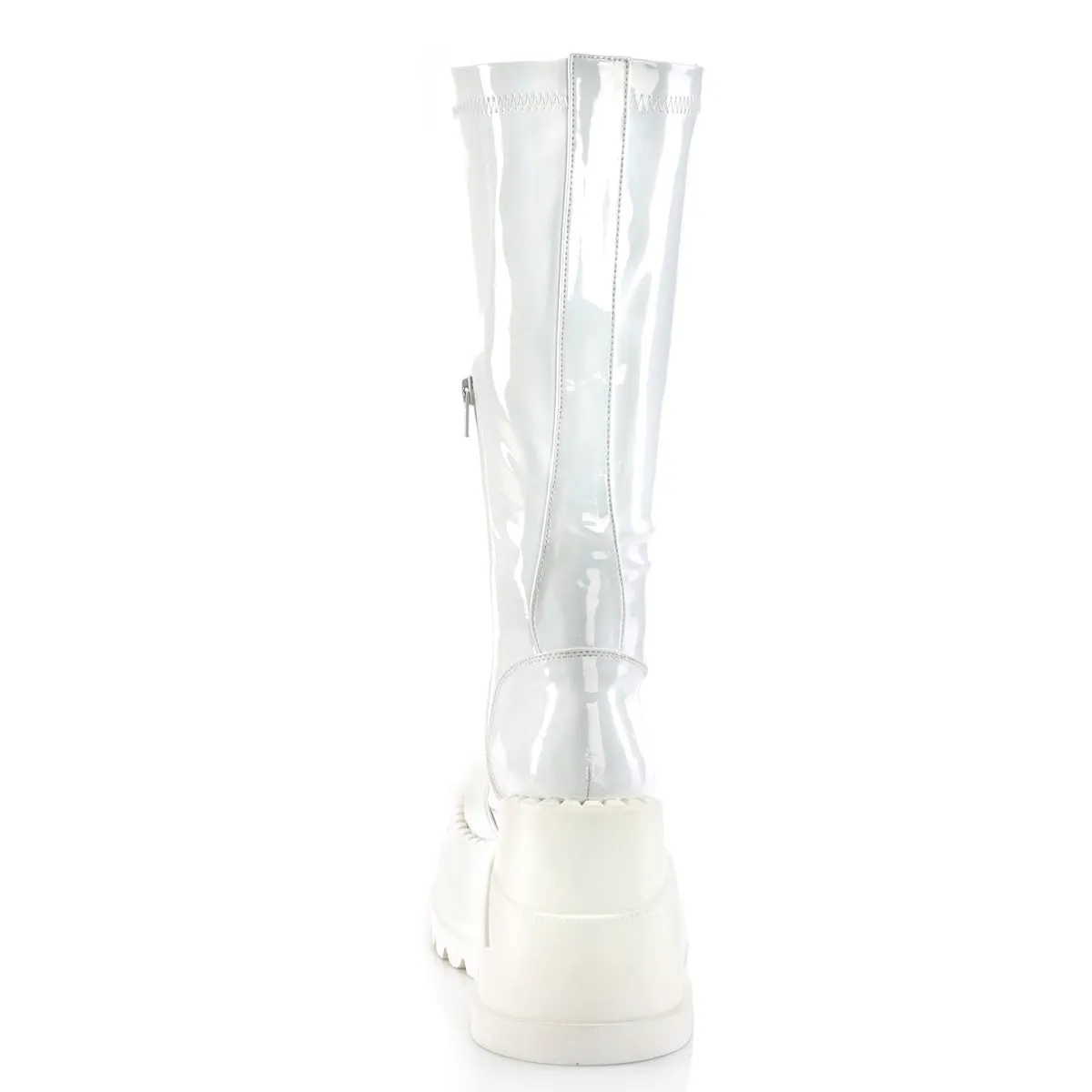 4 Inch Wedge Platform STOMP-200 White