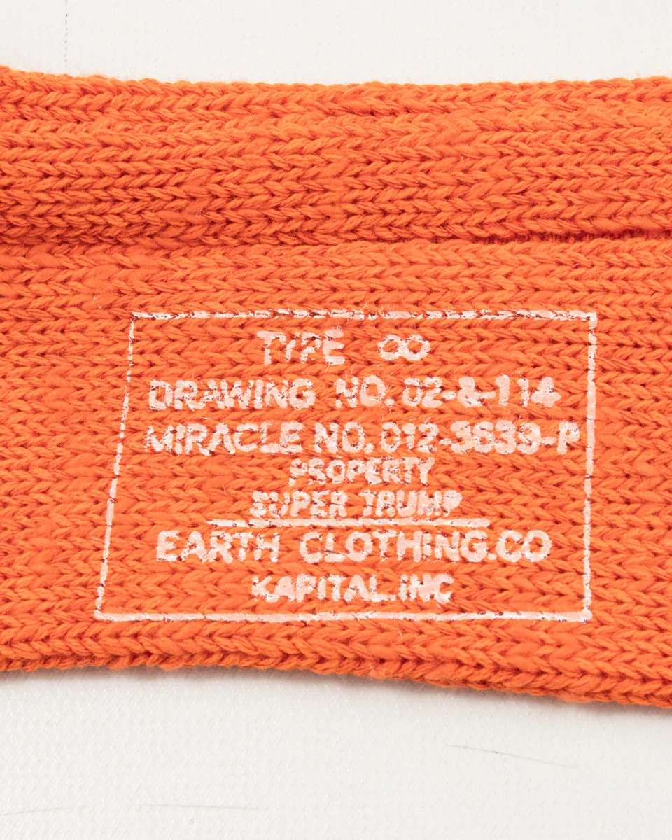 56 Yarns MA-1 RAINBOWY HAPPY HEEL Socks - Orange