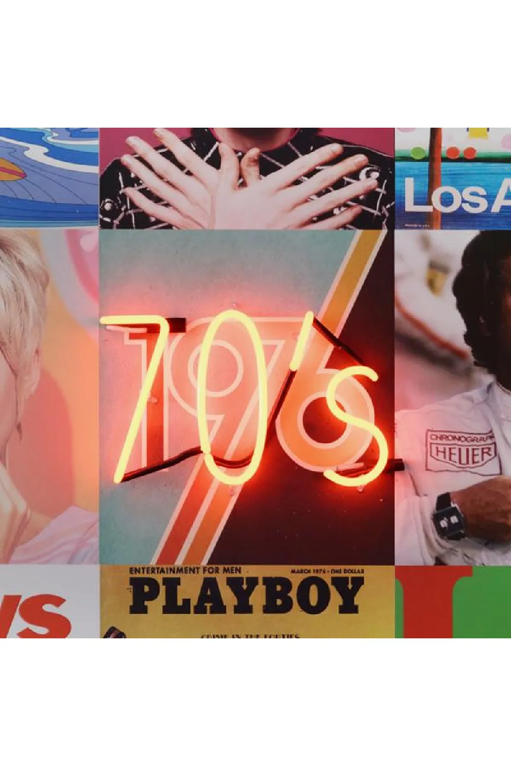 70s Neon Wall Art | Andrew Martin The Seventies