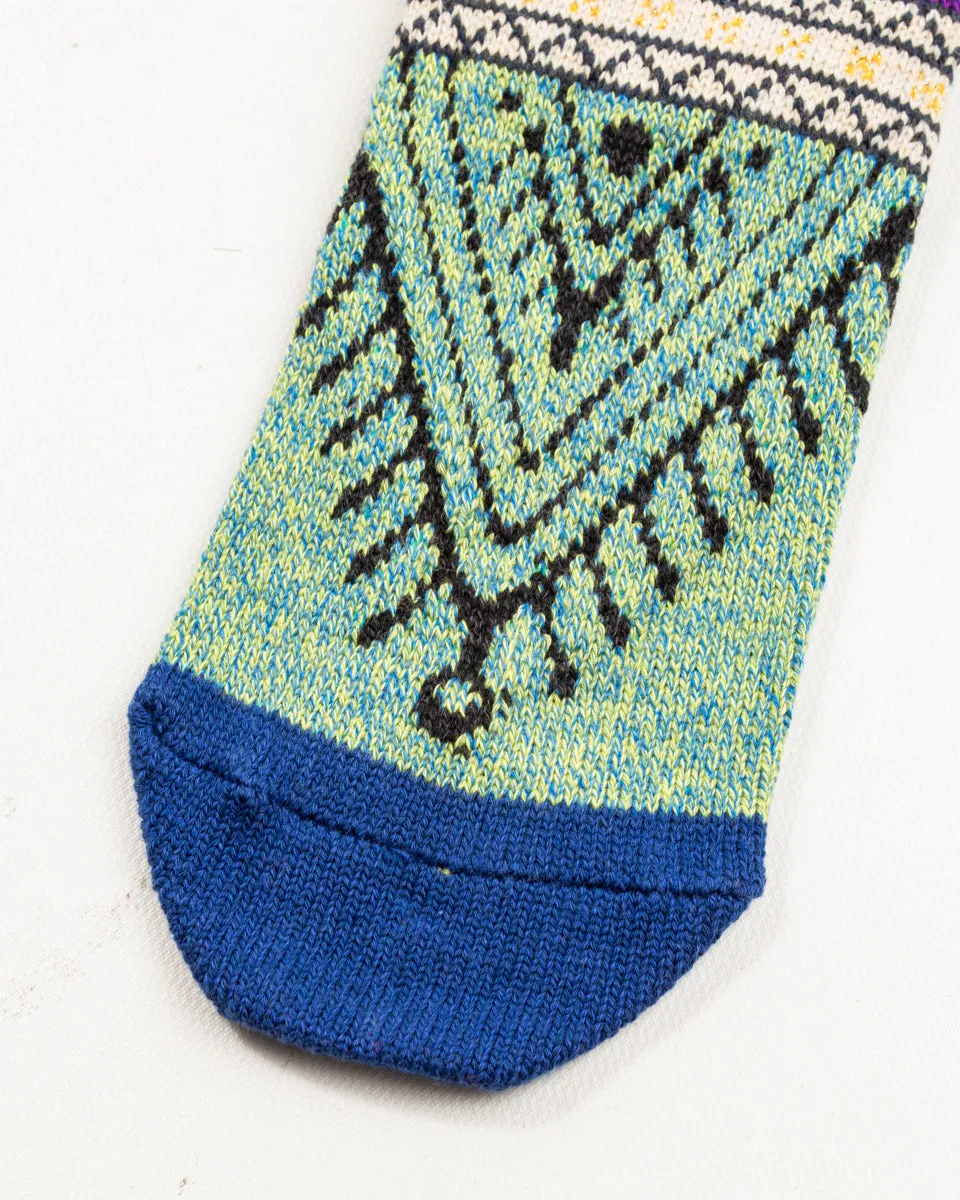 96 Yarns MARIA Socks (Short) - Blue