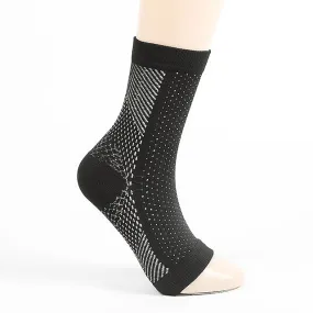 Active Geometric Compression Tube Socks for Men and Women - Breathable Athletic Wear