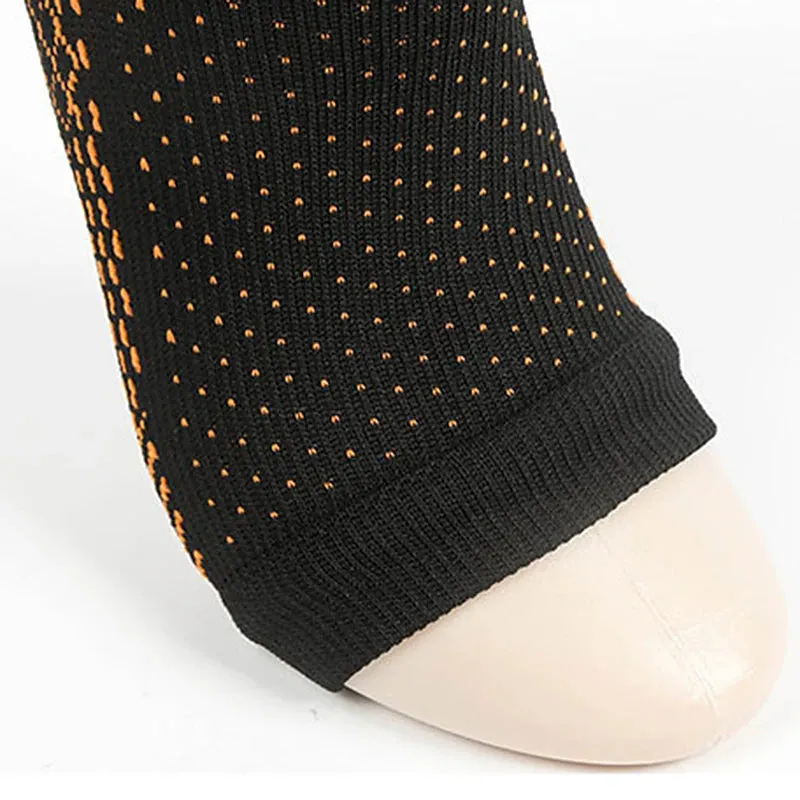 Active Geometric Compression Tube Socks for Men and Women - Breathable Athletic Wear