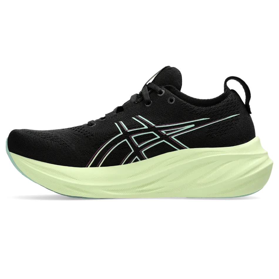 ASICS Gel-Nimbus 26 Women's Running Shoes AW24 Black/Cool Matcha