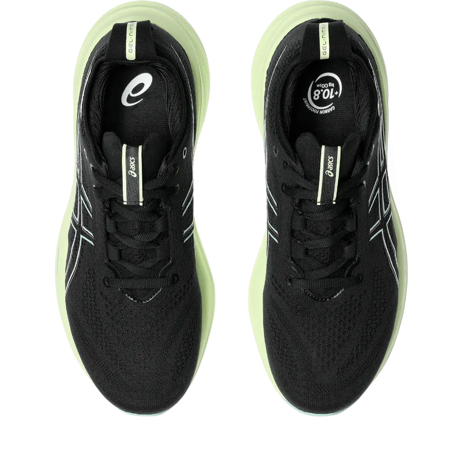 ASICS Gel-Nimbus 26 Women's Running Shoes AW24 Black/Cool Matcha