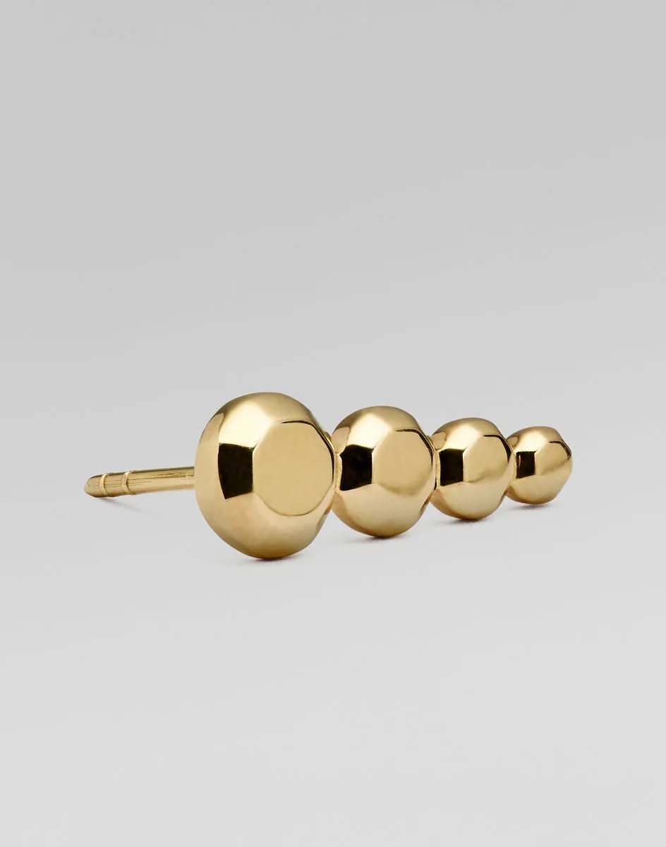 At Night Fall 18K Gold Stud