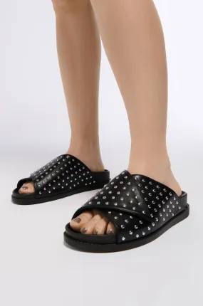 AZALEA WANG FALLYN BLACK SANDAL