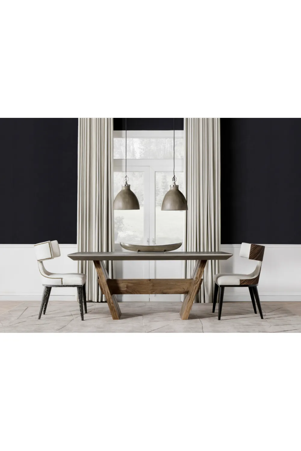 Bell Shaped Driftwood Pendant Light | Andrew Martin Malibu