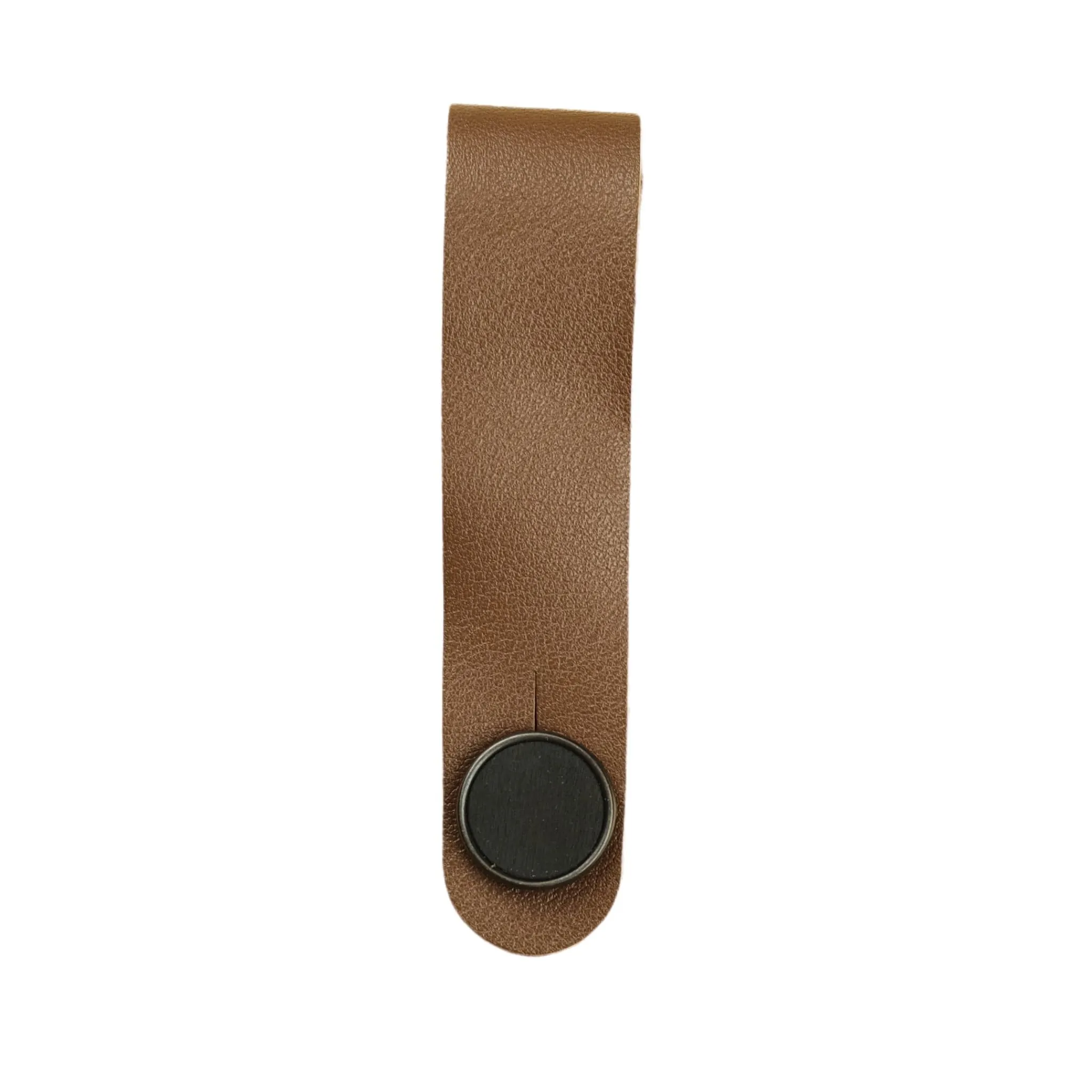 Black Ebony | Leather Strap Tie