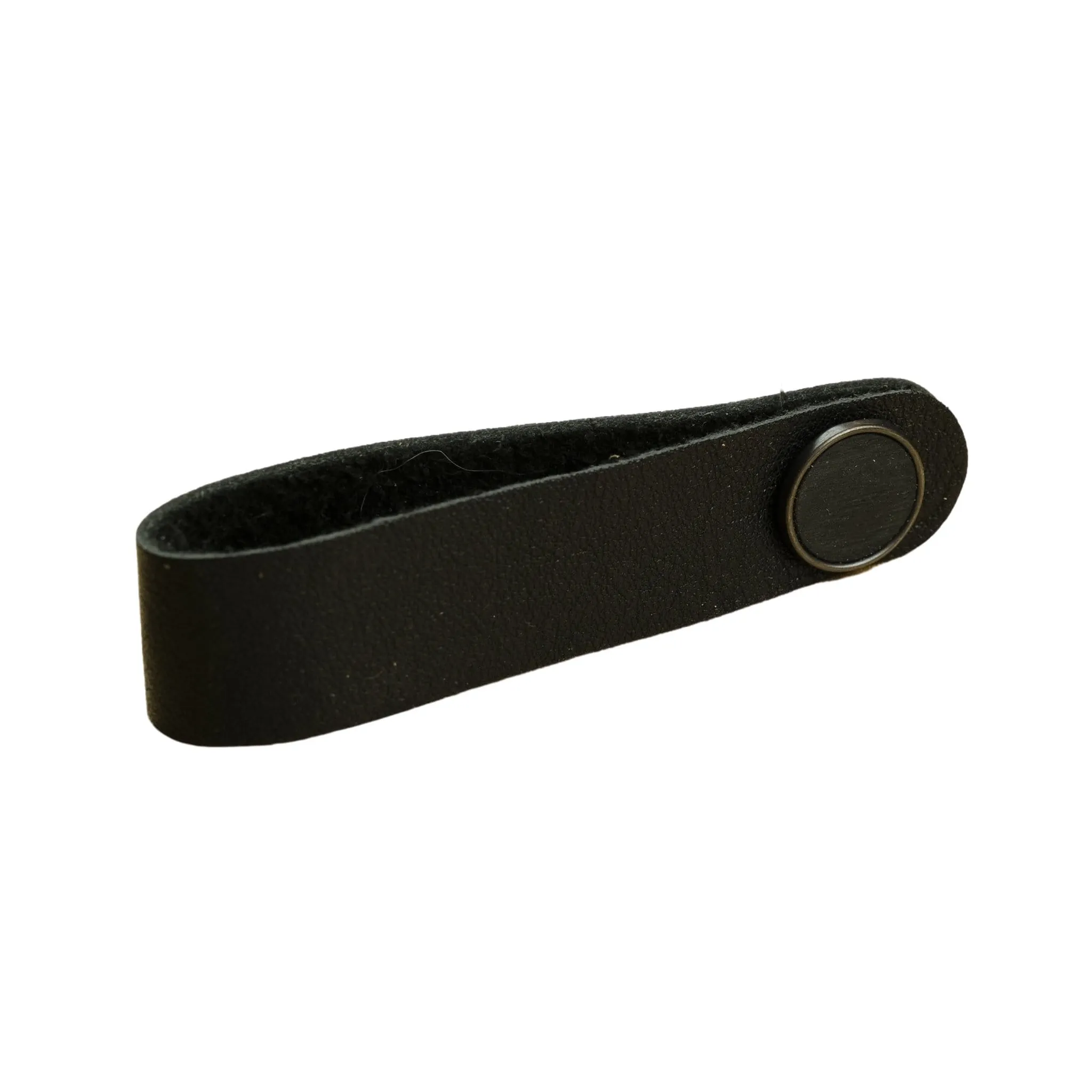 Black Ebony | Leather Strap Tie