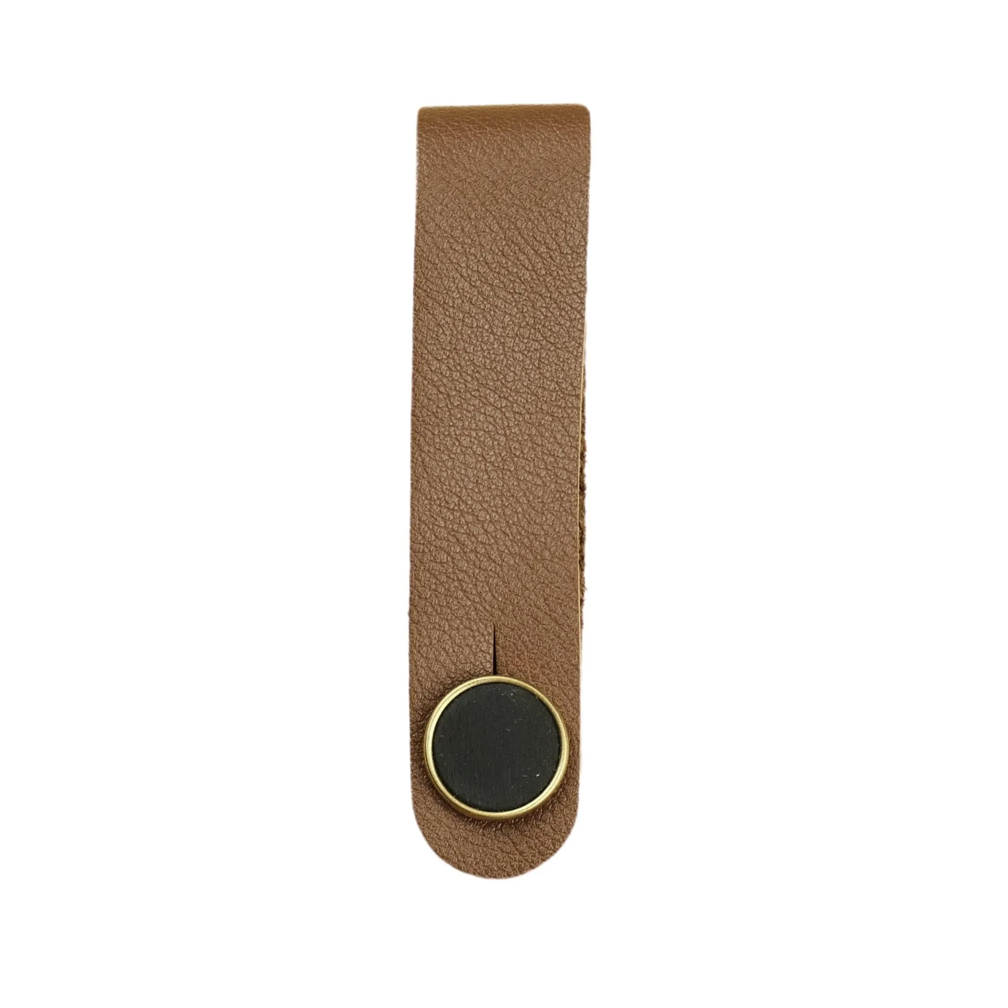 Black Ebony | Leather Strap Tie