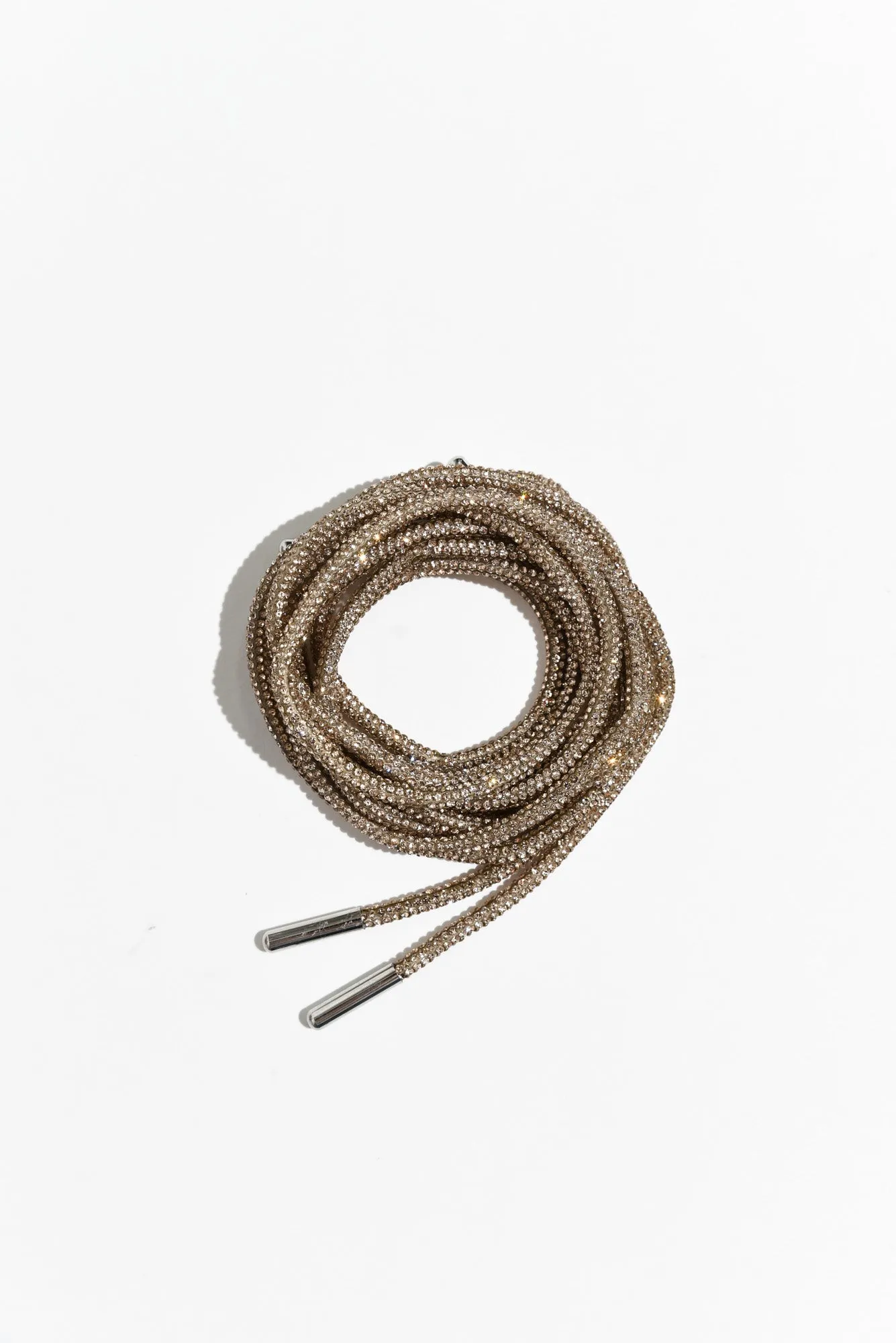 Bling Gold Diamonte Shoe Laces