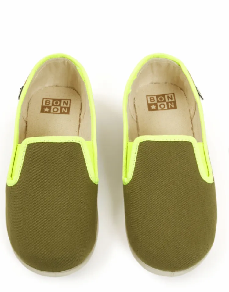 Bonton Khaki Slip On