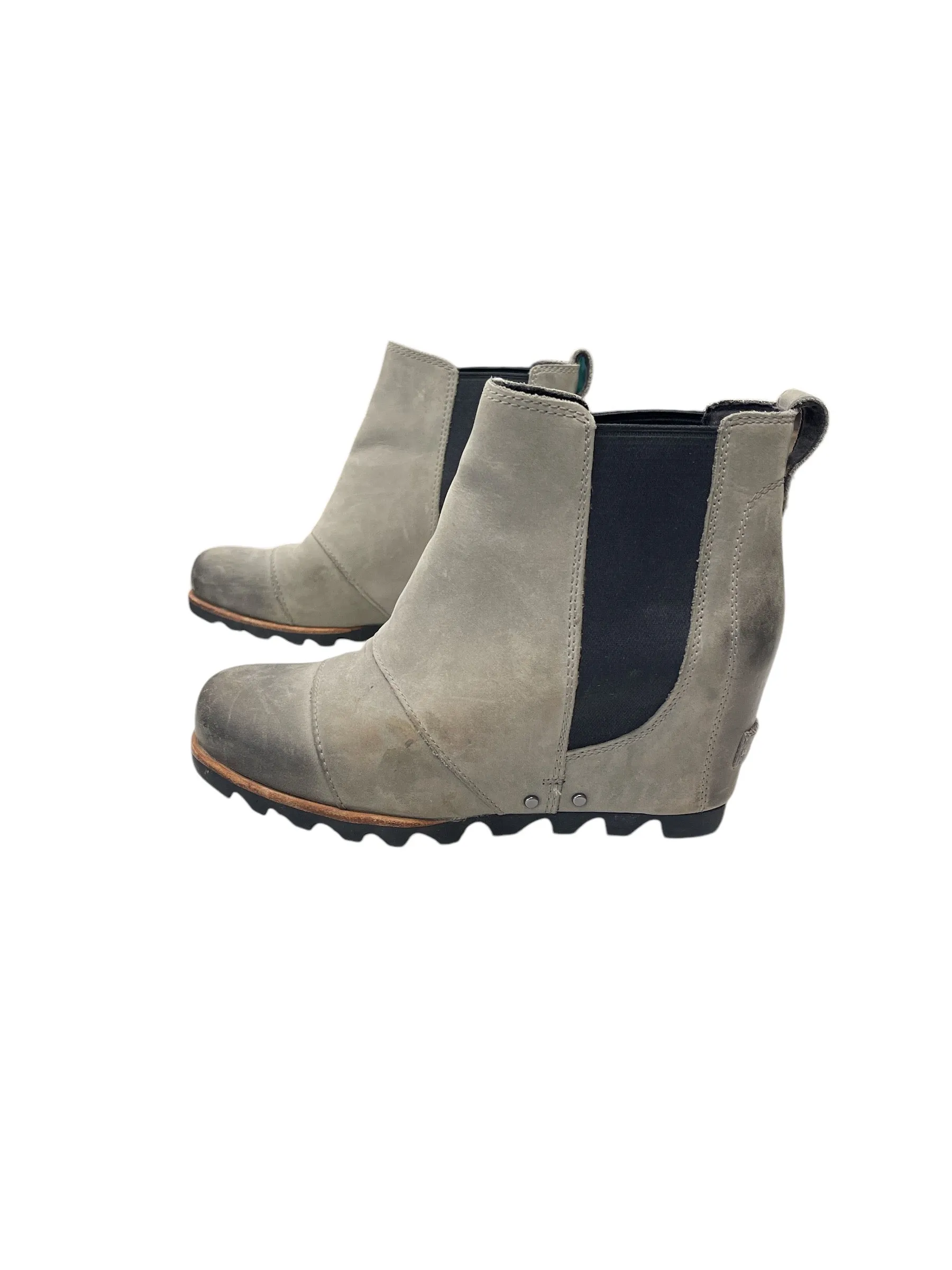 Boots Ankle Heels By Sorel In Green, Size: 7