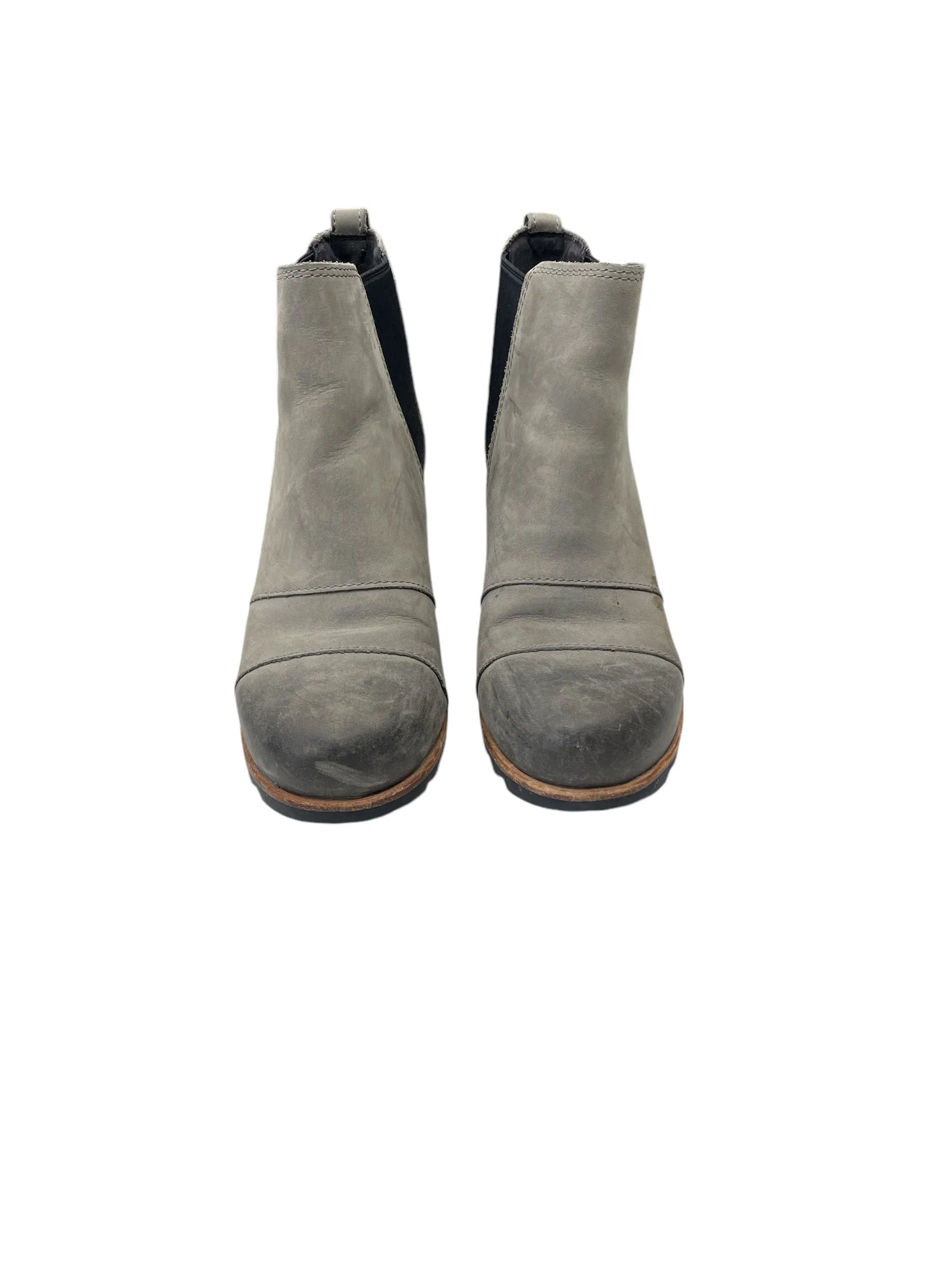 Boots Ankle Heels By Sorel In Green, Size: 7