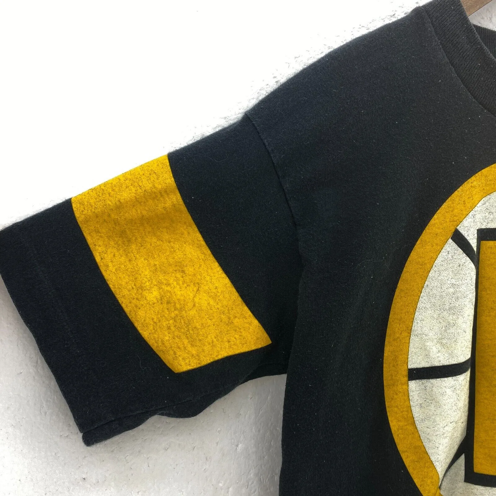 Boston Bruins NHL Salem 1994 Vintage Black T-shirt Size S Single Stitch