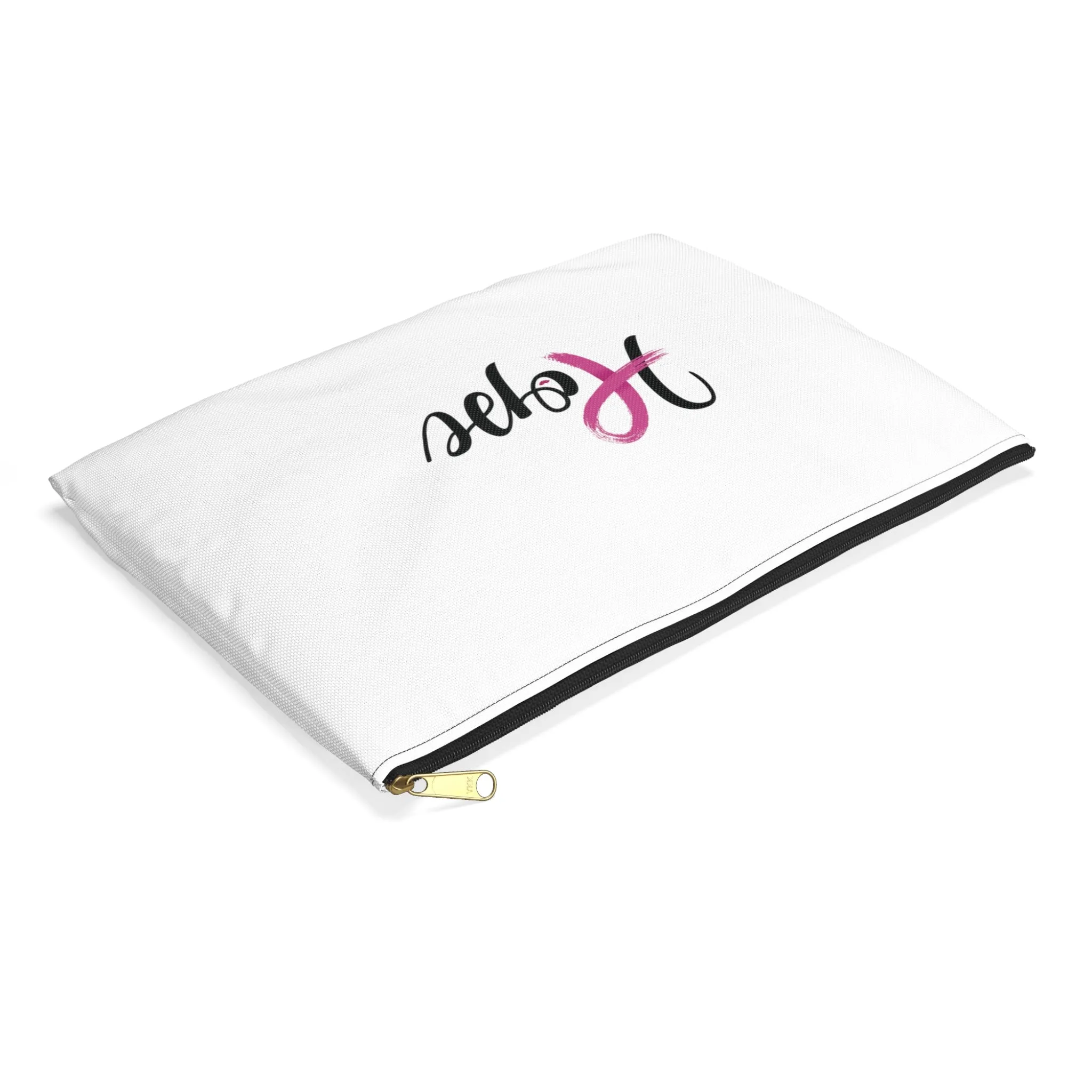 Breast Cancer ~ Hope Cosmetic Bag only at Bling & Bloom's Boutique | Pink Ribbon Accessory Pouch | Tote Bag Add-on