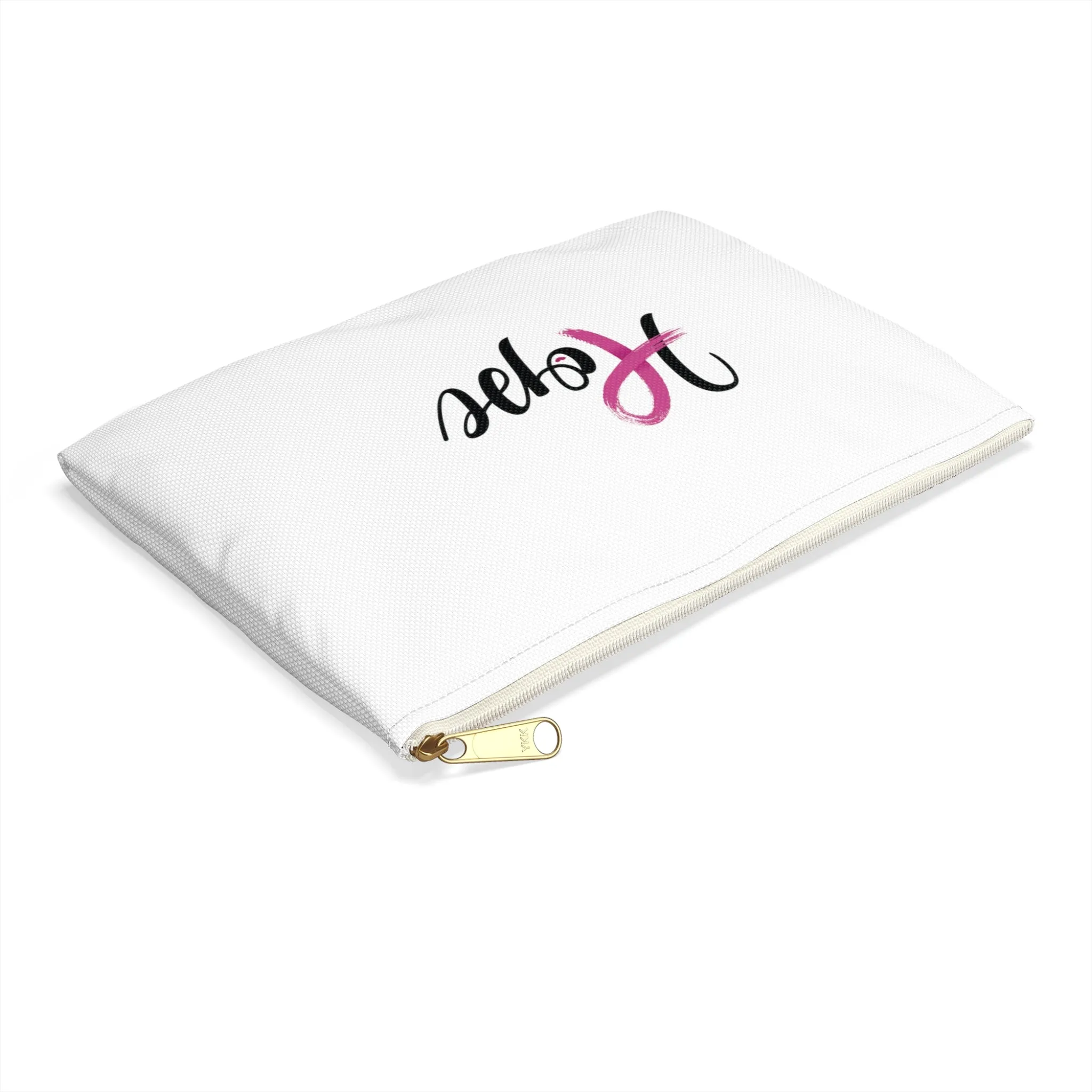 Breast Cancer ~ Hope Cosmetic Bag only at Bling & Bloom's Boutique | Pink Ribbon Accessory Pouch | Tote Bag Add-on