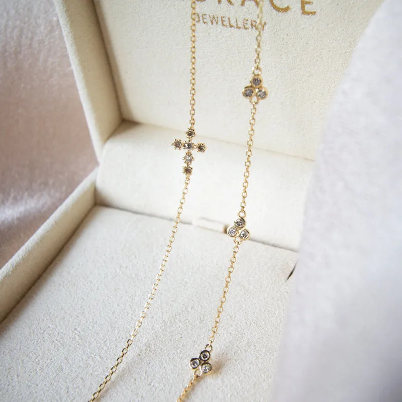 Crosslink Diamond Bracelet