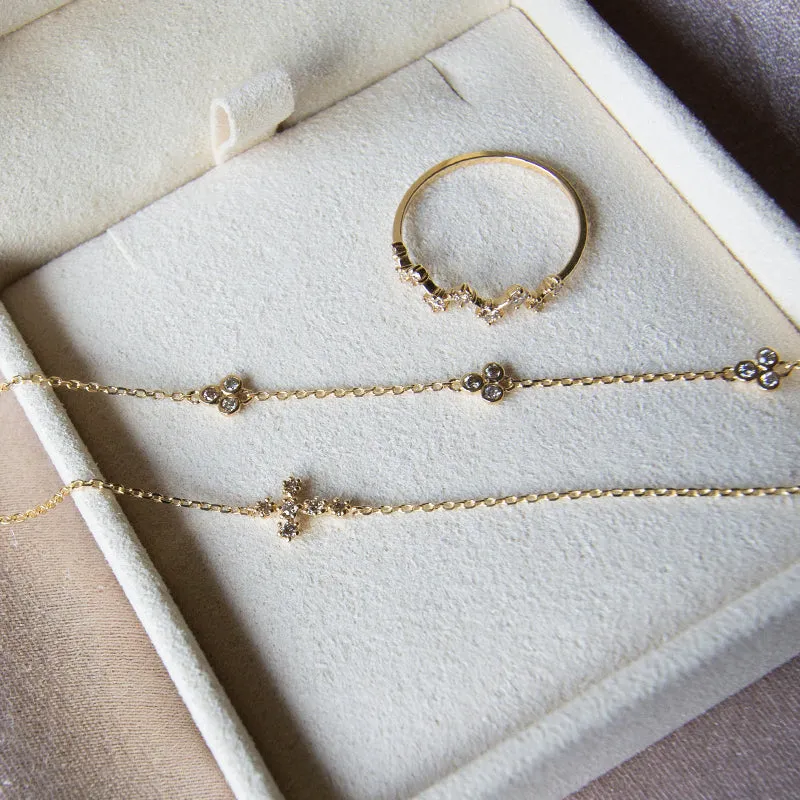 Crosslink Diamond Bracelet