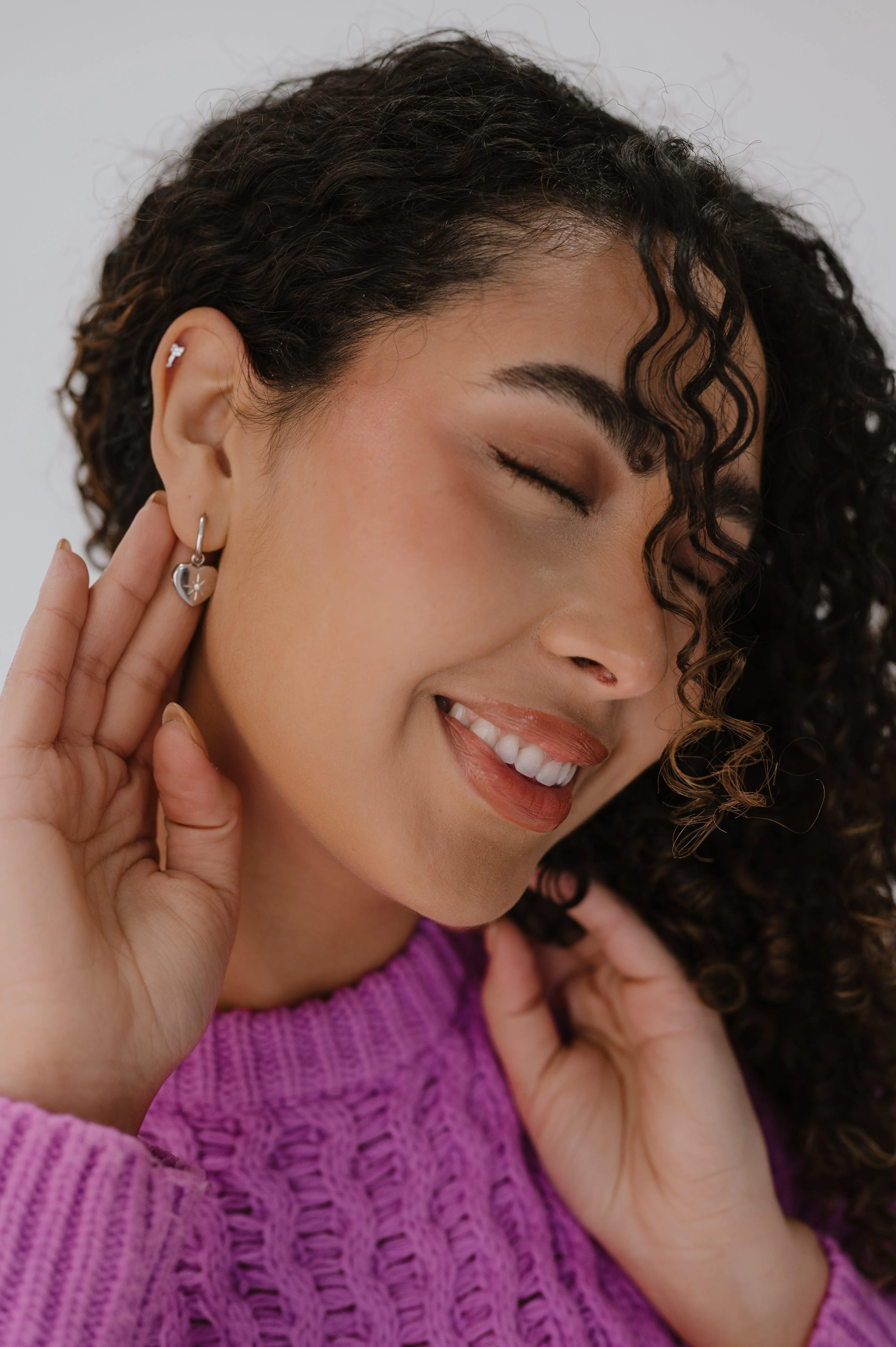 Cupid's Arrow Flat Back Stud