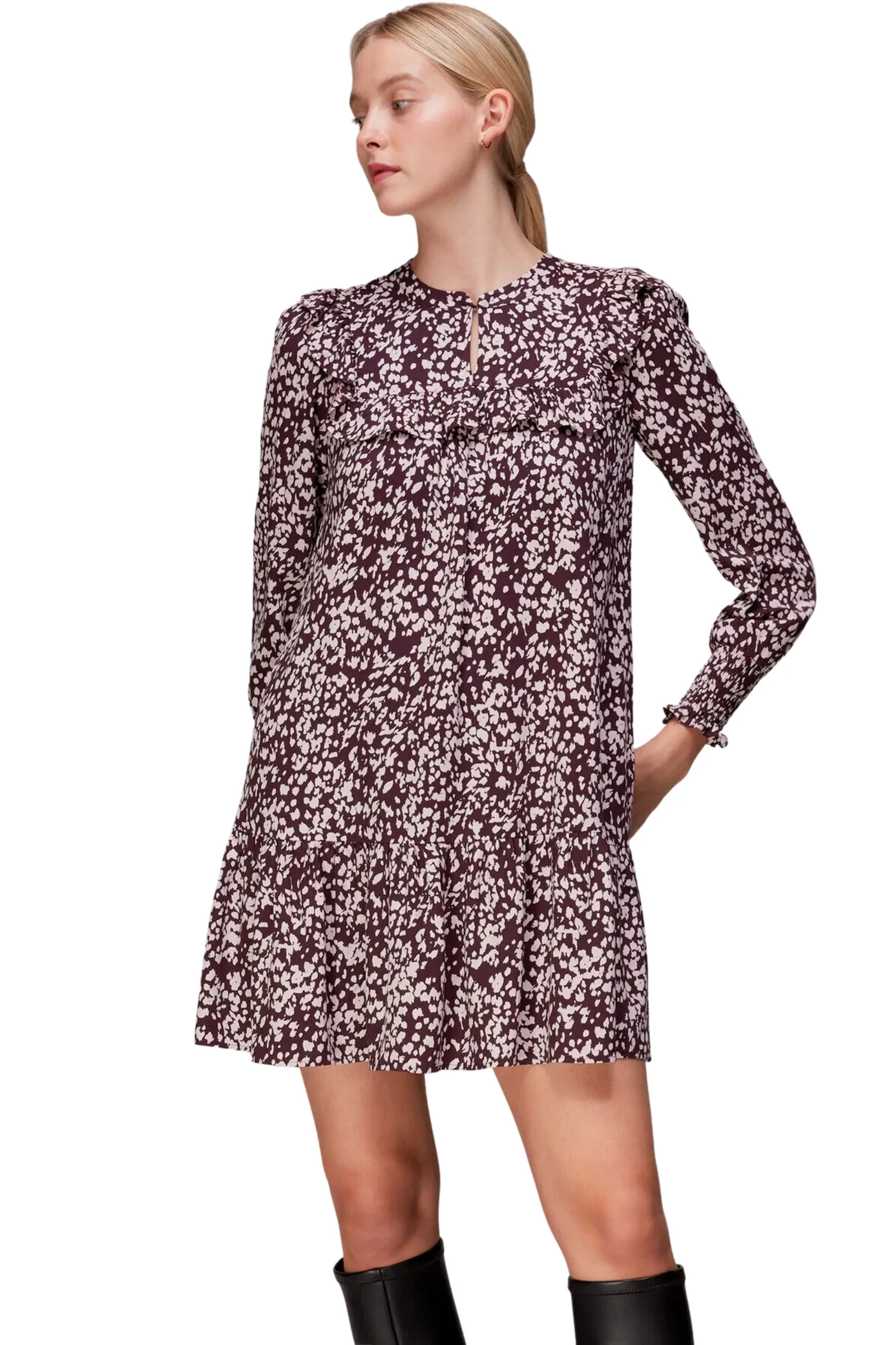 Dashed Animal Flippy Dress