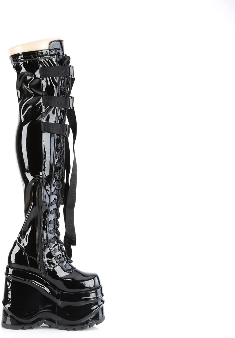 Demonia Women's Wave-315 Over-the-knee Boot