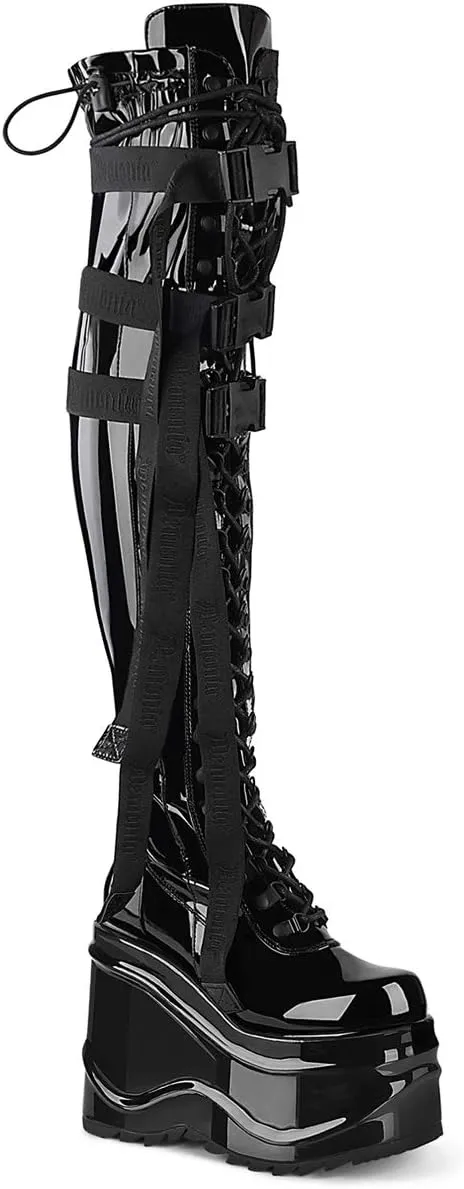 Demonia Women's Wave-315 Over-the-knee Boot