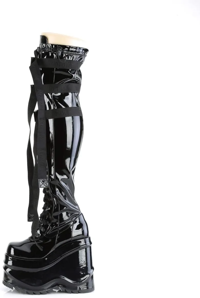 Demonia Women's Wave-315 Over-the-knee Boot