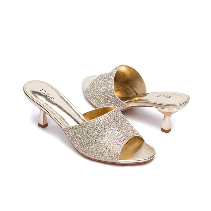 Embellished Peep-Toe Heel HL 102