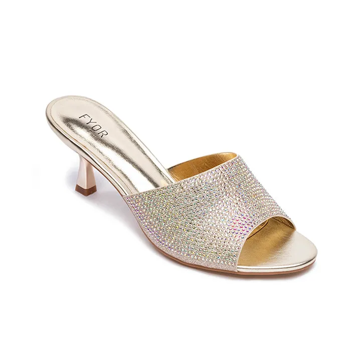 Embellished Peep-Toe Heel HL 102