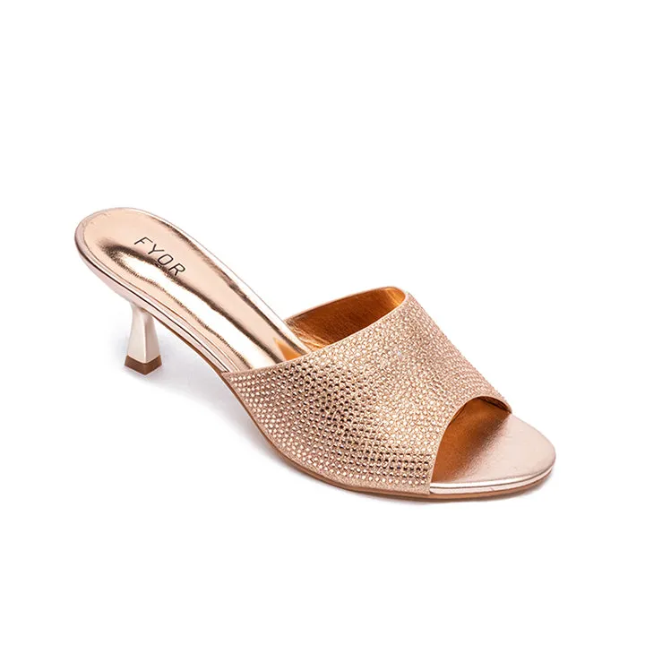 Embellished Peep-Toe Heel HL 102