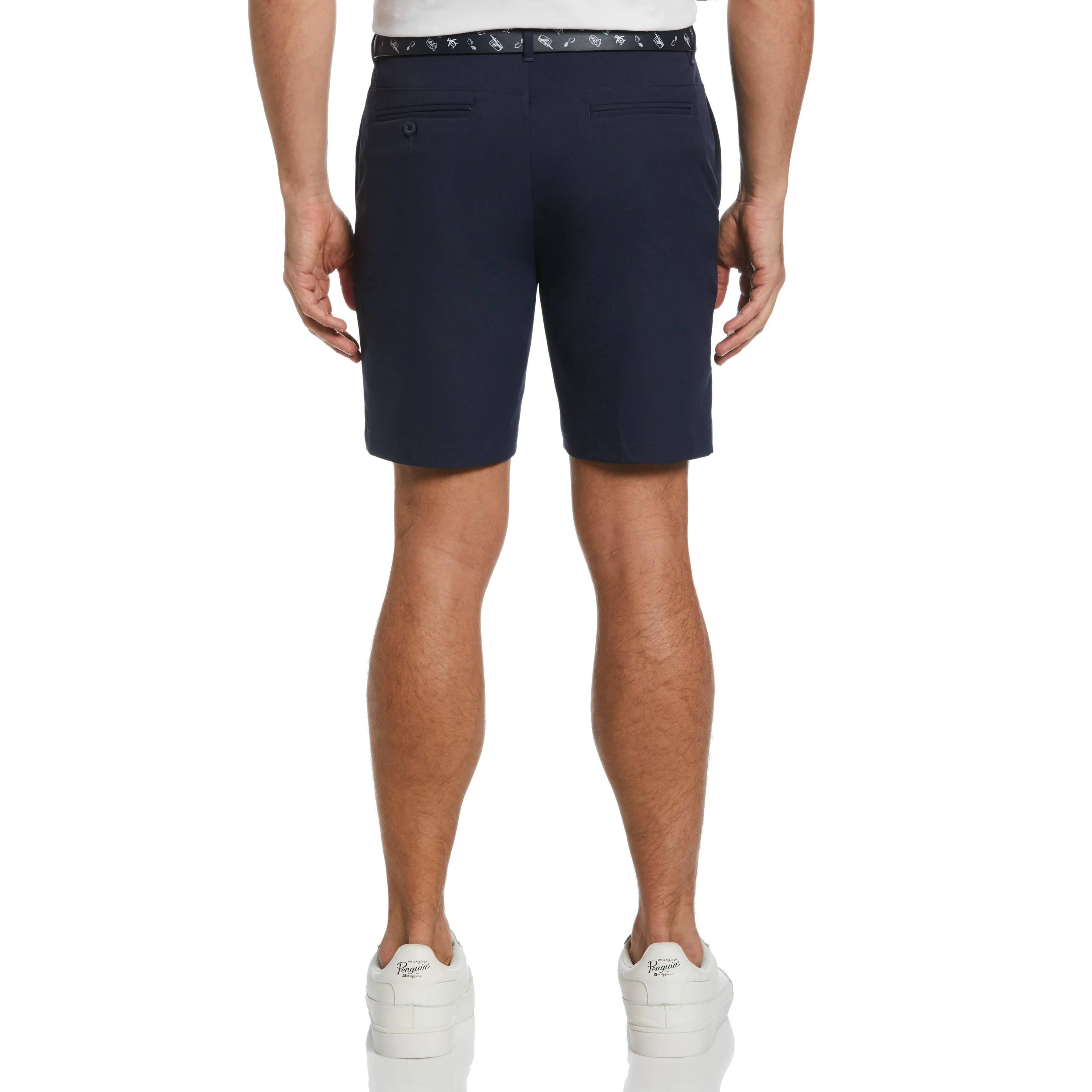 Flat Front Solid Golf Short