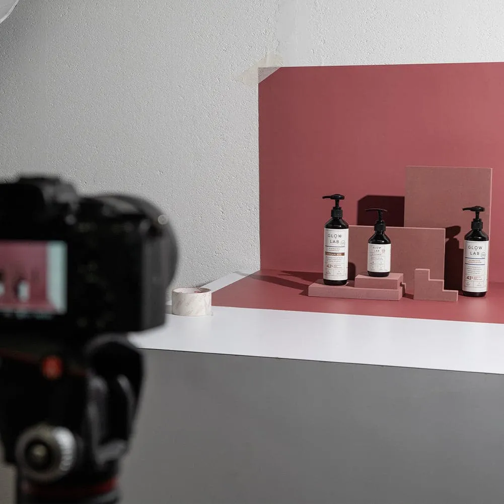 Flat Lay Instagram Backdrop - Duo 'Autumn' (56cm x 87cm)