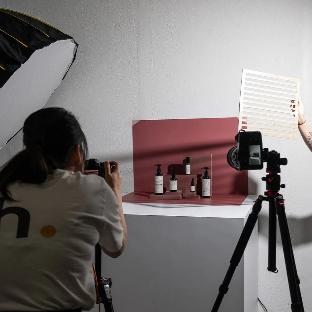 Flat Lay Instagram Backdrop - Duo 'Autumn' (56cm x 87cm)