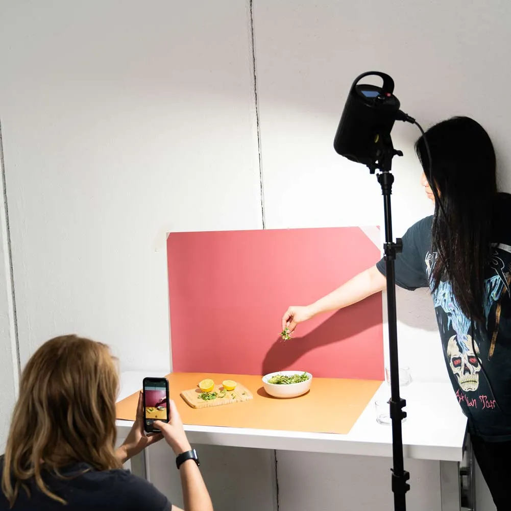Flat Lay Instagram Backdrop - Duo 'Autumn' (56cm x 87cm)
