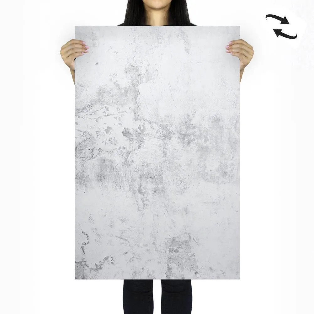 Flat Lay Instagram Backdrop - 'Zetland' Concrete (56cm x 87cm)