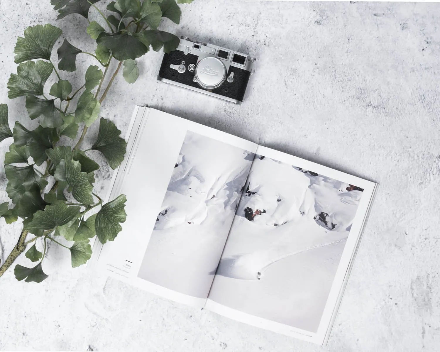 Flat Lay Instagram Backdrop - 'Zetland' Concrete (56cm x 87cm)