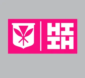 FULL COLOR STICKER - PINK SIMPLE LOGO