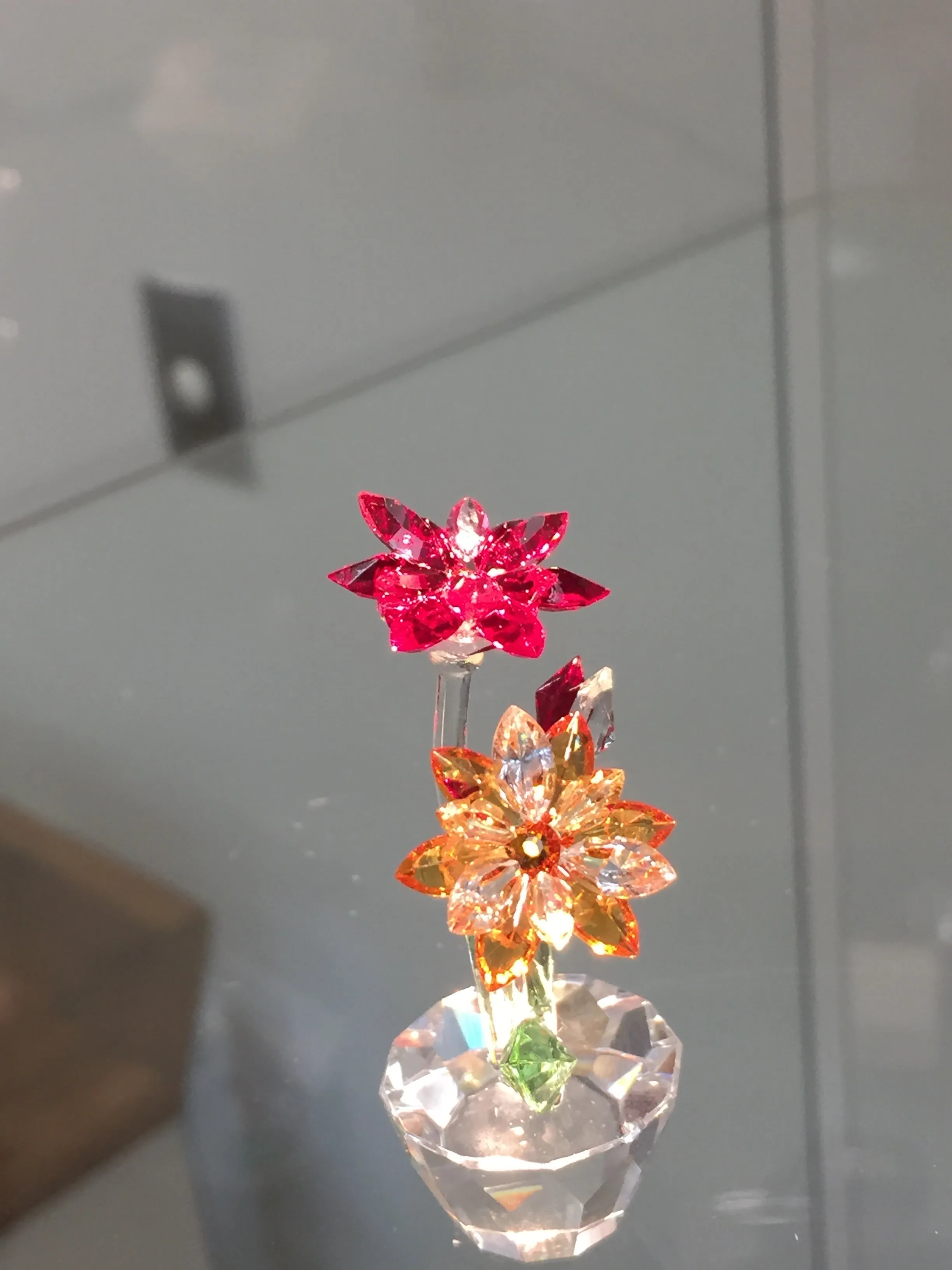 Gerbera Daisy Crystal Figurine