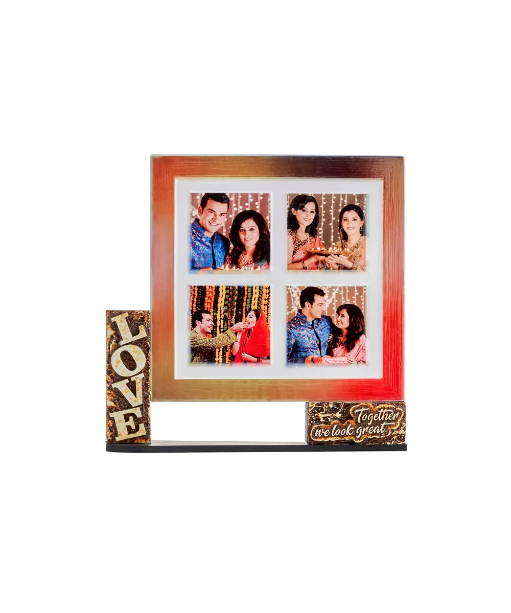 Hand Crafted Tile & Wooden Plaque