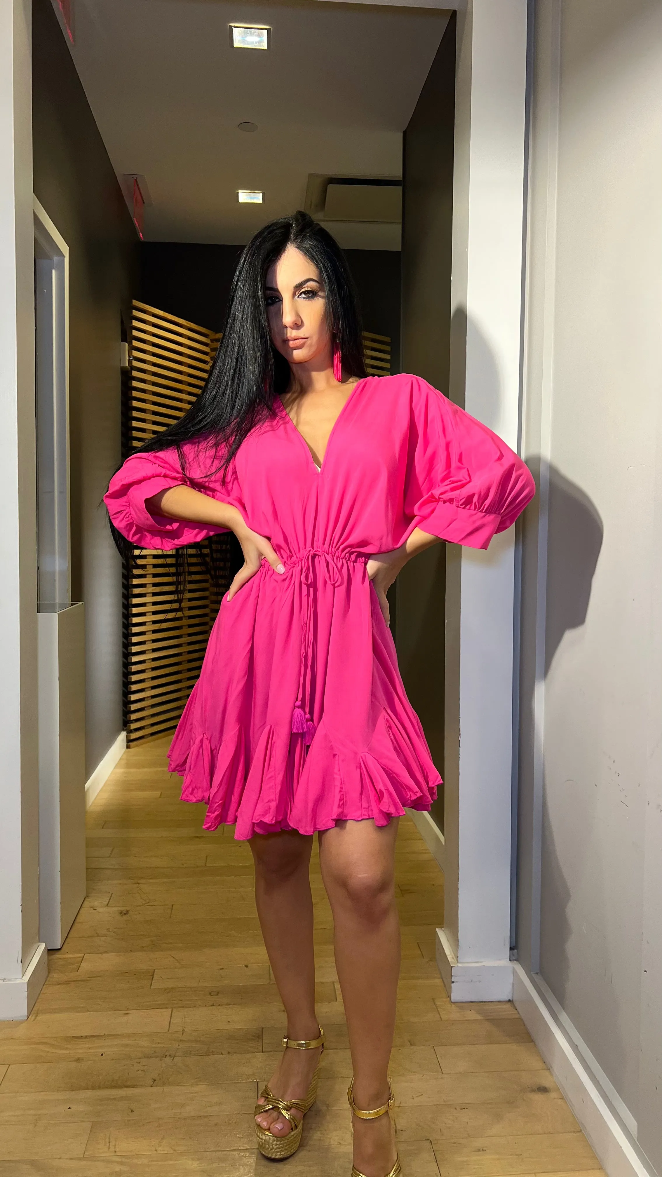 Hot Pink Dress