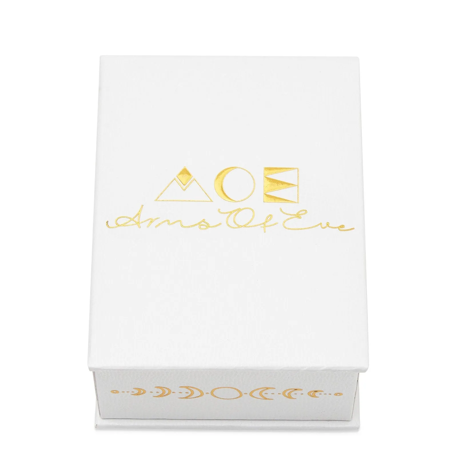 Initial Gold Charm Earring