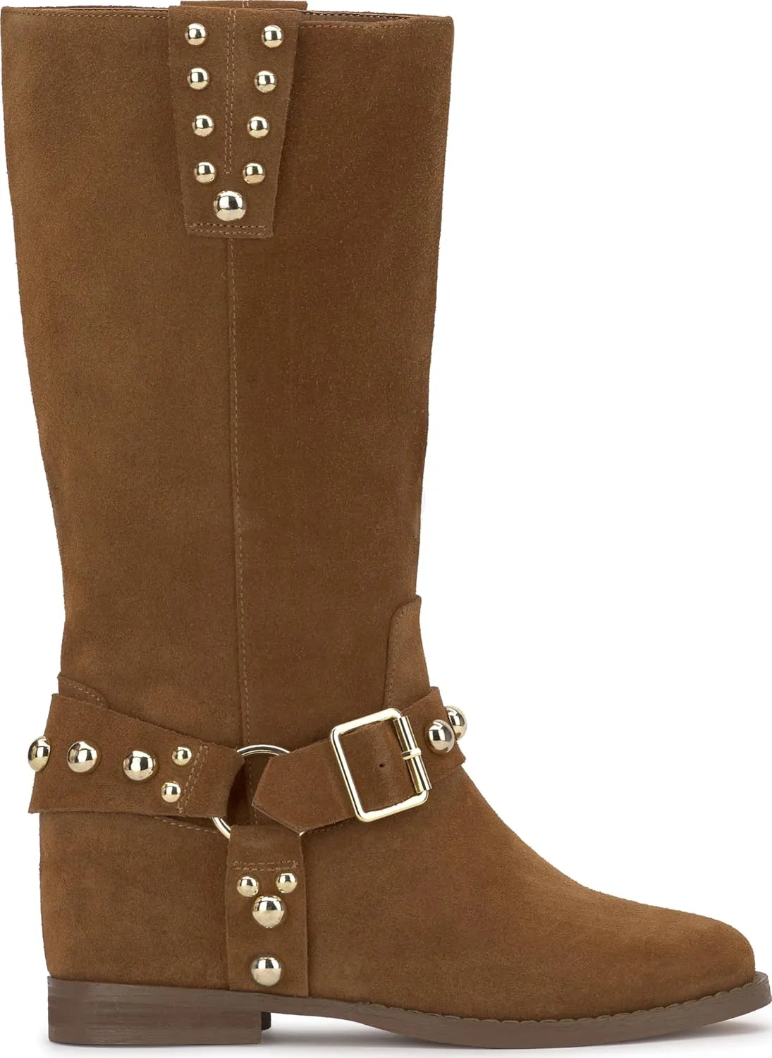 Jessica Simpson Womens Milley Studded Wedge Boots