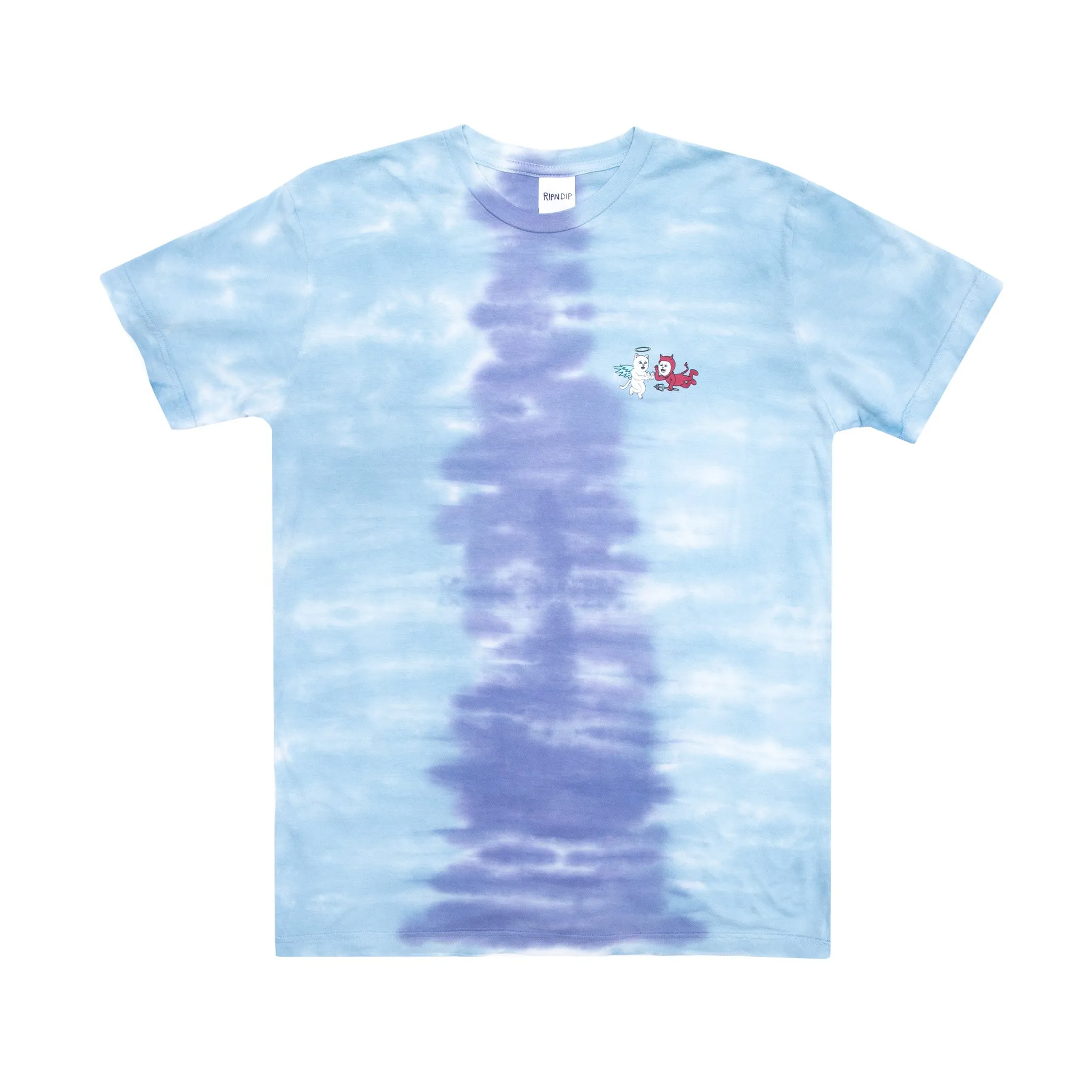 Limbo Tee (Perwinkle/Light Blue Split Dye)