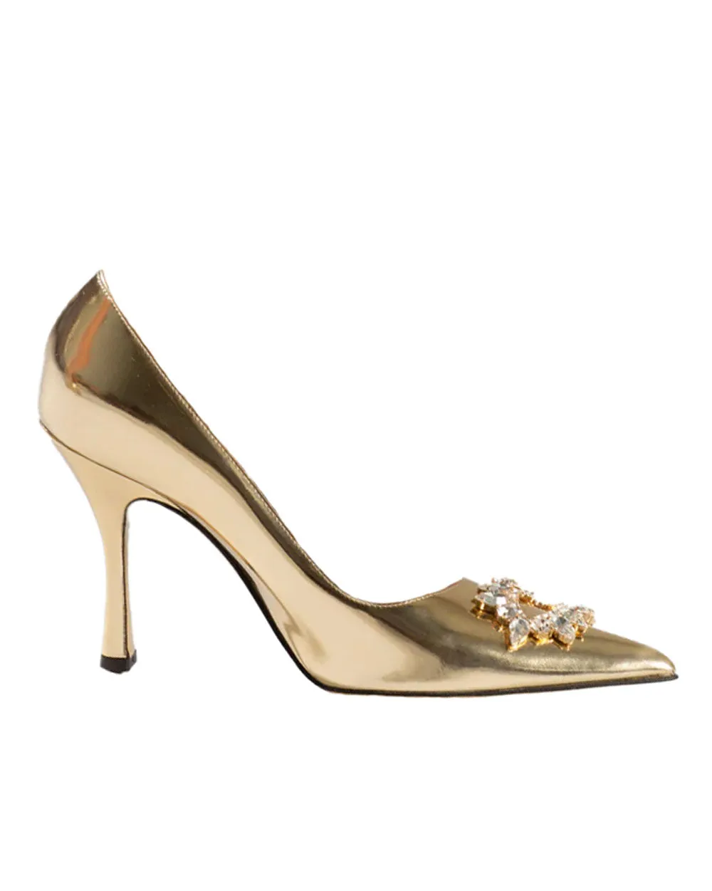 Lirum 90 Pumps in Gold