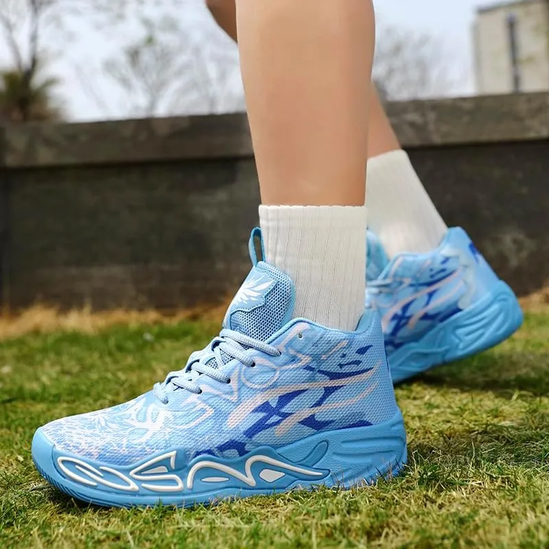 Men's Basketball Shoes, Colored Outdoor Fashionable Casual Shoes, Breathable, Anti Slip, wear-Resistant Neutral Sports Shoes